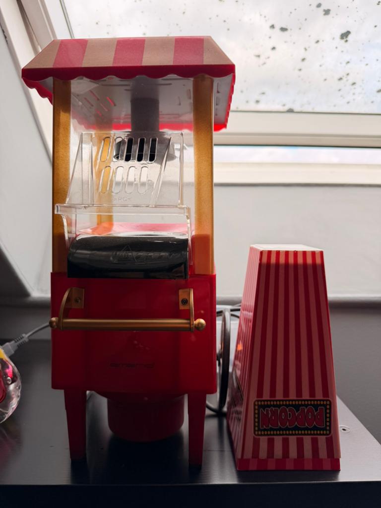 Popcorn maker met popcorn bakjes aparaat, Ophalen, Zo goed als nieuw, Overige