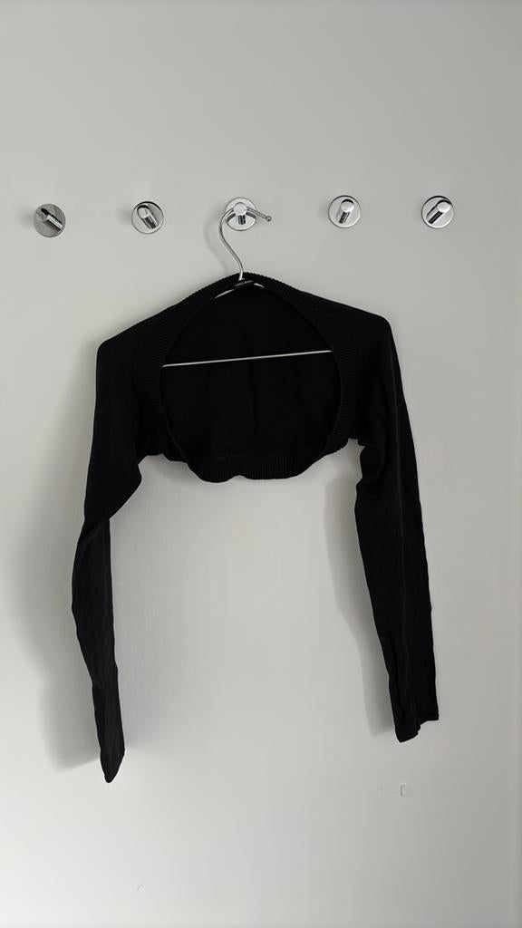 Zwart bolero vestje - Maat L(M), Kleding | Dames, Ophalen of Verzenden, Gedragen, Maat 42/44 (L), Zwart