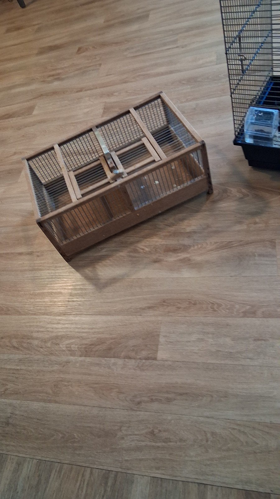 vervoerkooitje    houten rvs, Dieren en Toebehoren, Ophalen, Zo goed als nieuw, Hout, Broedkooi of Kweekkooi