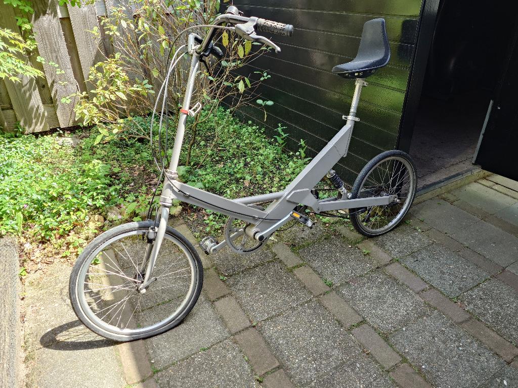 prototype comfortabele fiets, Fietsen en Brommers, Fietsen | Cruisers en Lowriders, Gebruikt, Heren, Cruiser, Staal, Minder dan 47 cm