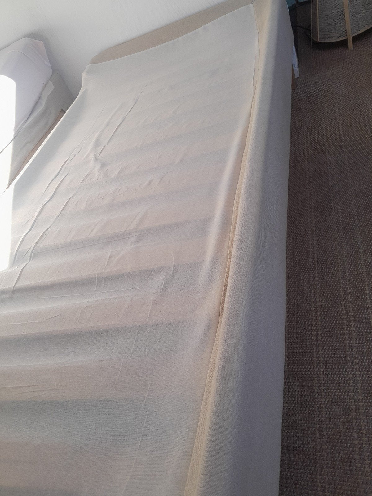 IKEA Espevär bedbodem 90x200 cm, Ophalen, 90 cm, Eenpersoons, Beige