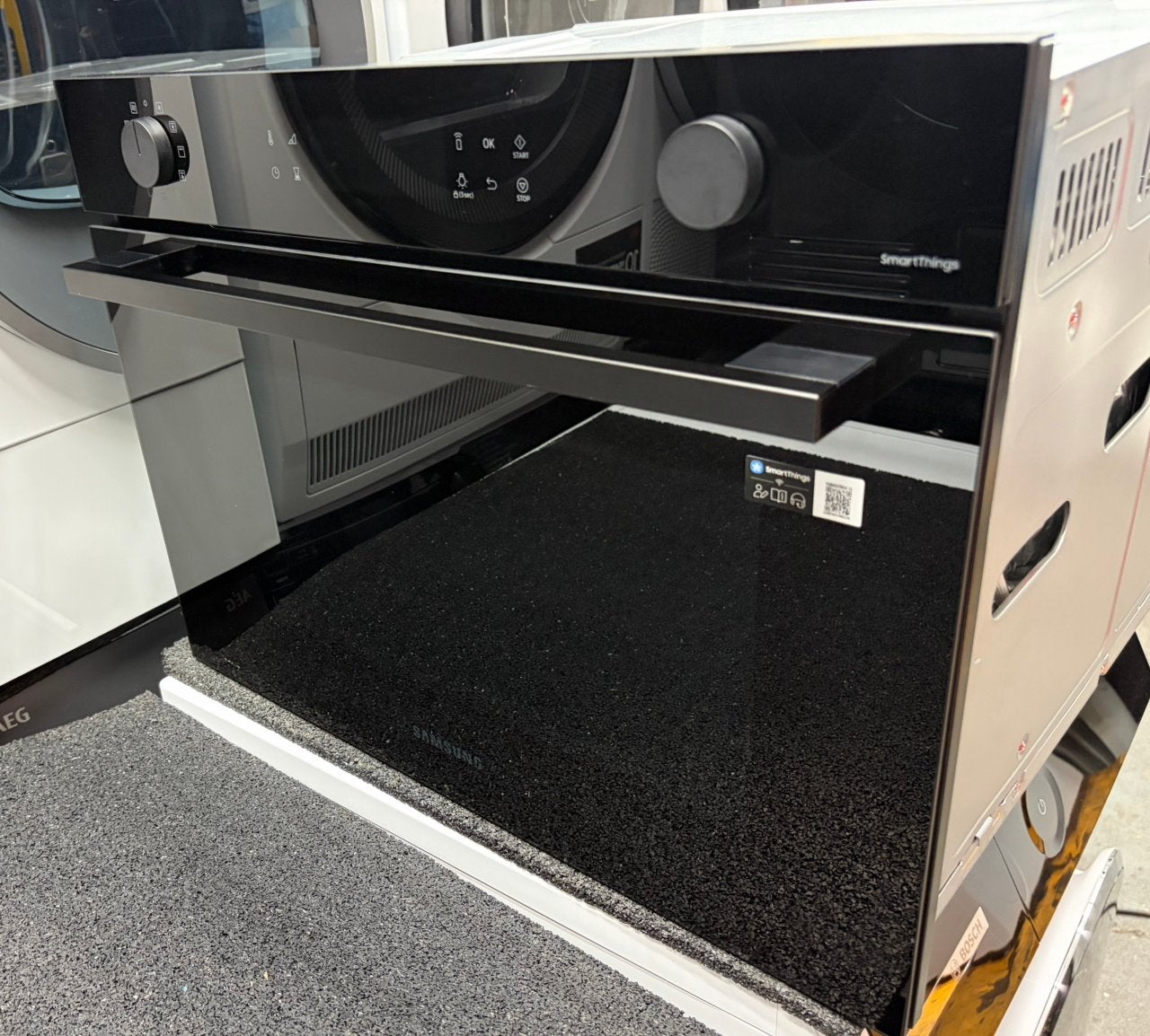 Nieuwe Samsung NQ5B4553FBK inbouw combi oven/magnetron WiFi, Ophalen of Verzenden, Zo goed als nieuw, Stoom
