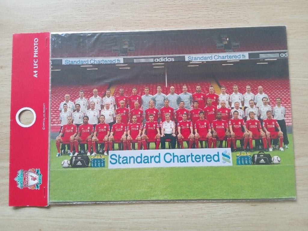 Liverpool FC 2010-2011 selectie kaart (A4), Verzamelen, Sportartikelen en Voetbal, Ophalen of Verzenden, Nieuw, Buitenlandse clubs