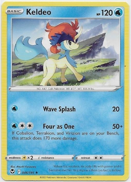 Silver Tempest,  Keldeo [rare] 46/195, Verzenden, Nieuw, Losse kaart