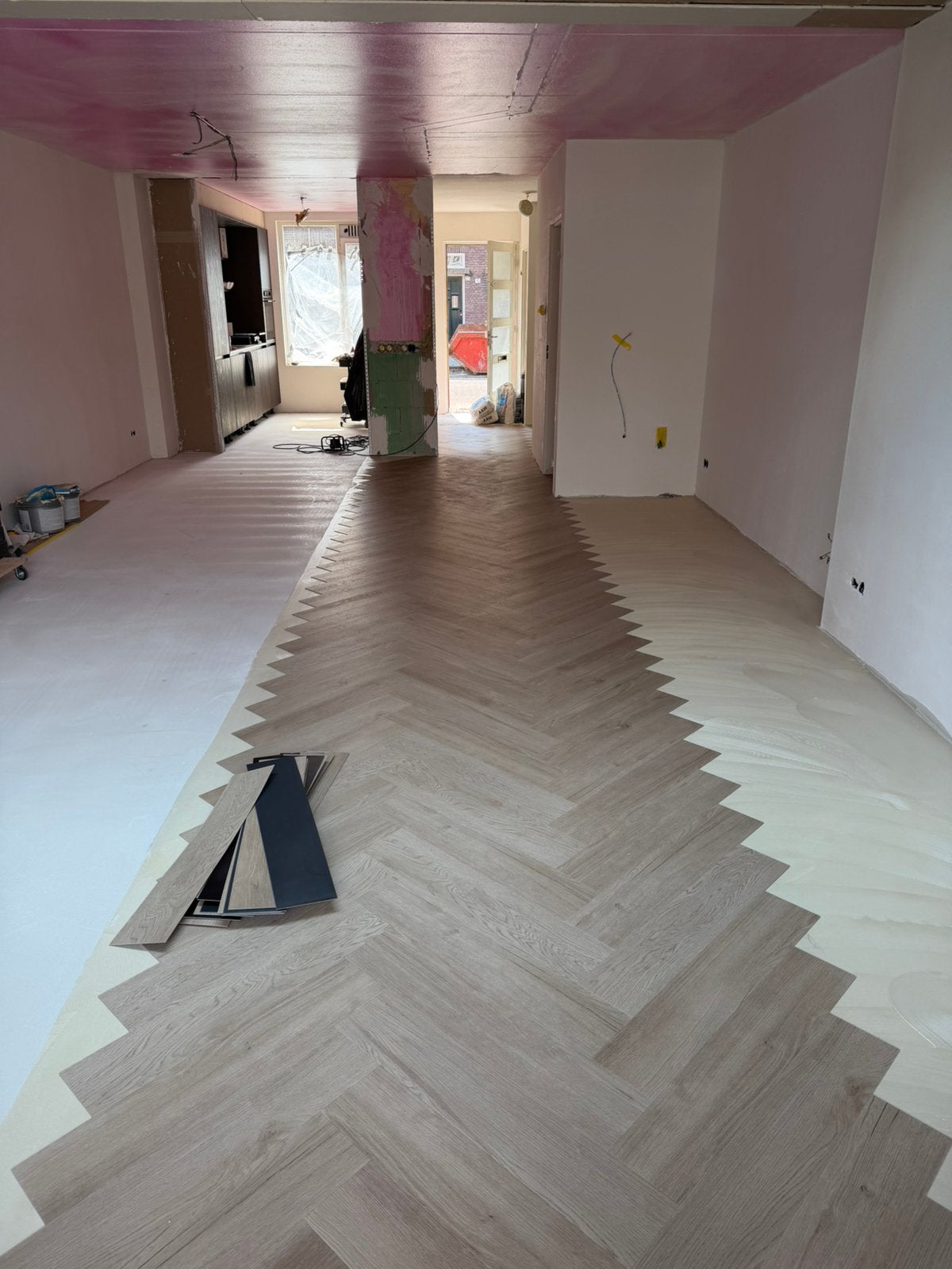 Pvc vloeren, Ophalen, Zo goed als nieuw, 75 m² of meer, Overige typen