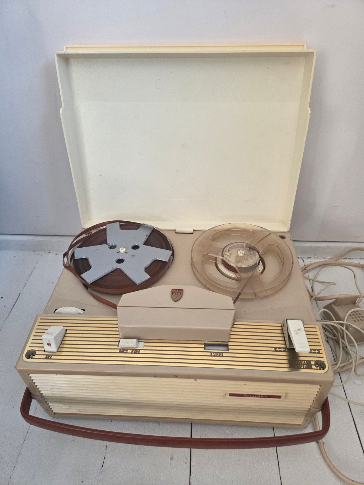 Bandrecorder van Aristona met spoelen, Ophalen of Verzenden, Bandrecorder