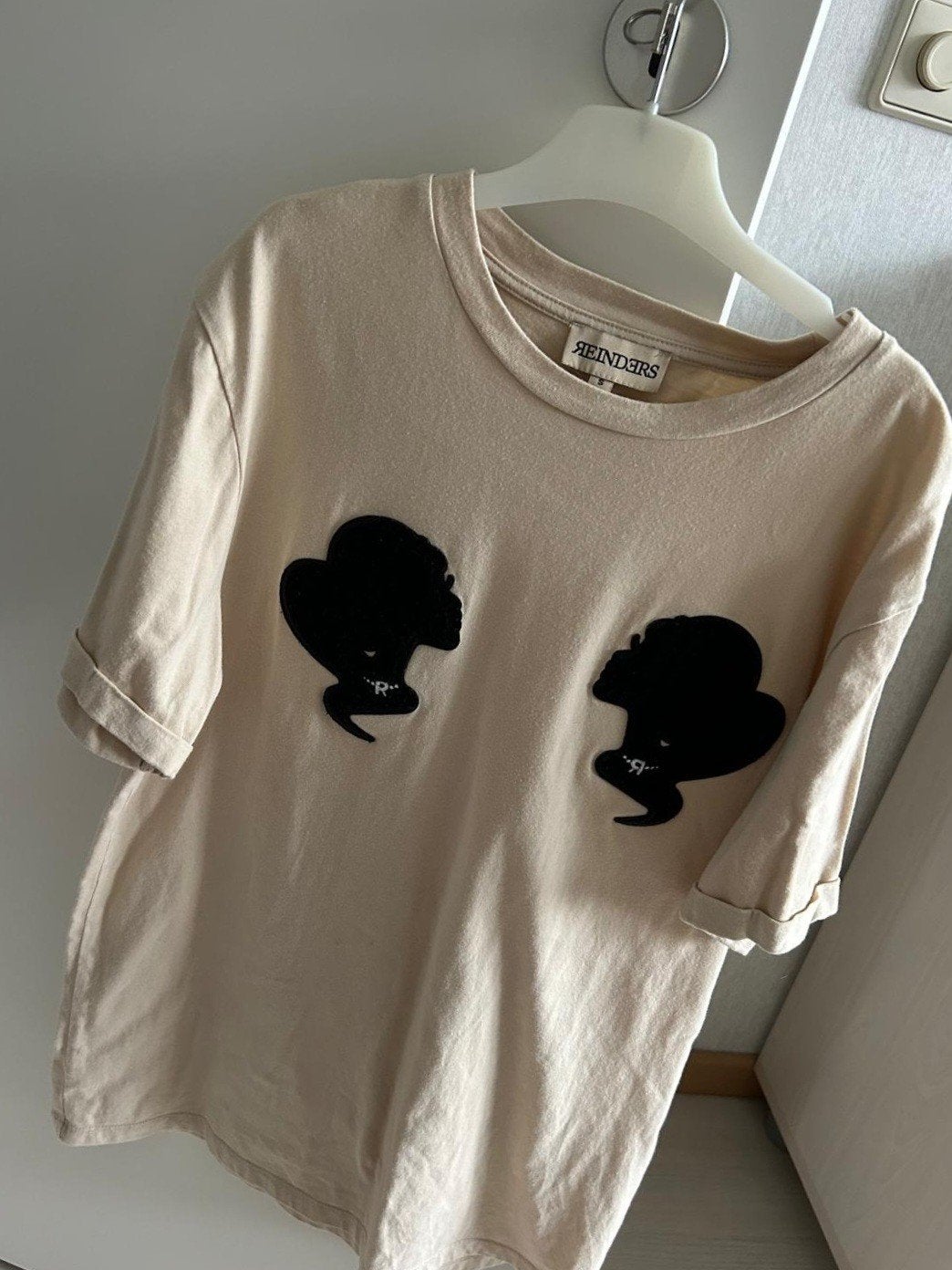 Beige Reinders shirt maat S, Reinders, Beige, Ophalen of Verzenden, Zo goed als nieuw