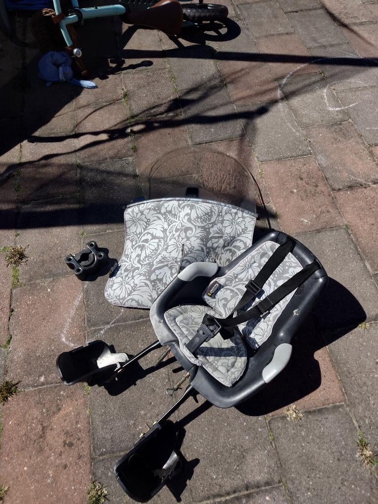 Fietsstoeltje voor, Ophalen, Gebruikt