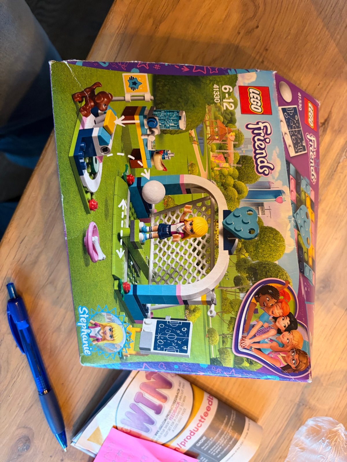 Lego Friends 41330 Stephanie's Voetbaltraining (bal mist), Gebruikt, Lego, Friends, Ophalen of Verzenden