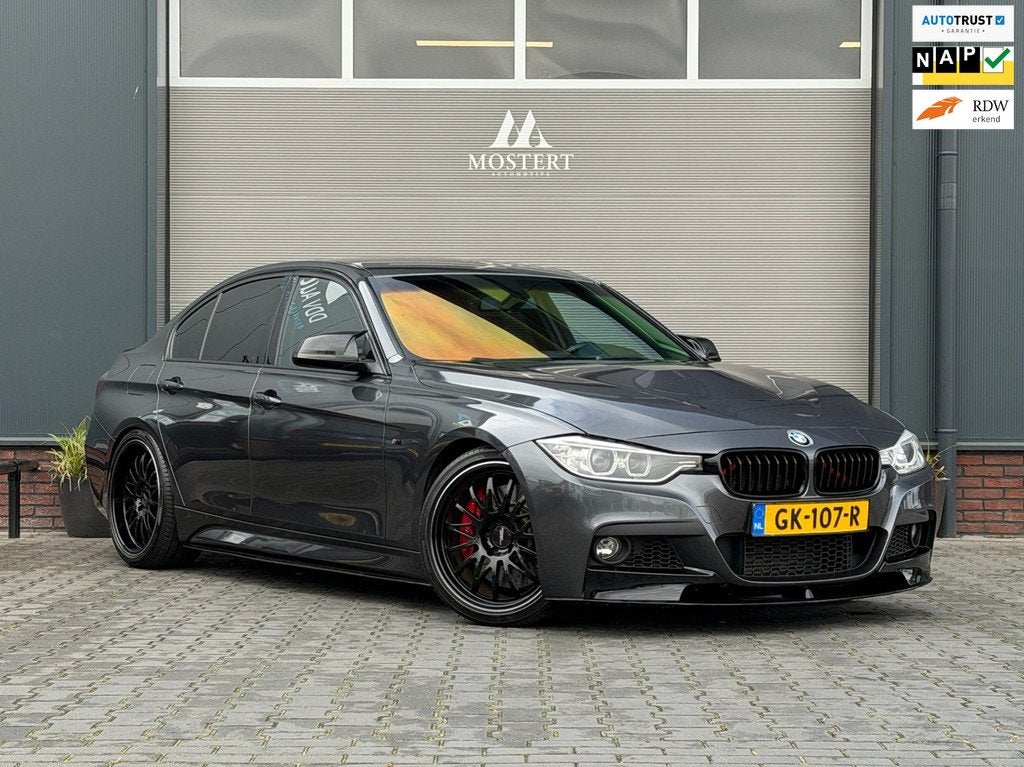 BMW 3-serie 320i/260pk M-pakket Automaat|2015|Big Brake|Moss, Automaat, Achterwielaandrijving, Gebruikt, Alcantara
