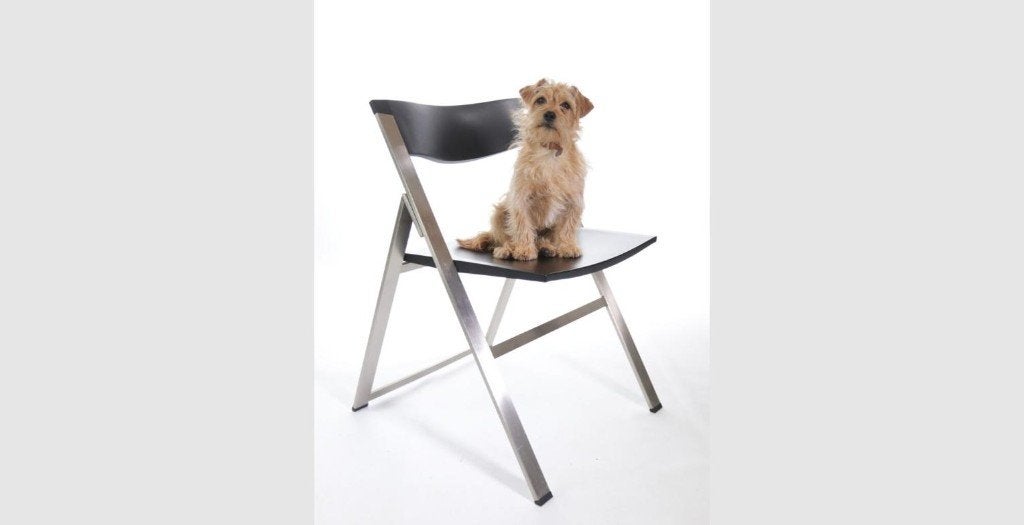 Set of 6 P08 Folding Chairs Tecno Justus Kolberg, Tecno, Justus Kolberg, Postmodern, Italian Design, Gebruikt, Zwart, Ophalen of Verzenden