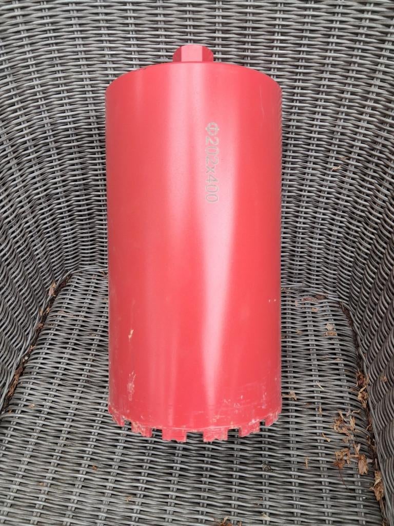 Ongebruikte diamantboor 202mm 1 1/4 UNC draad nat/droog, Ophalen of Verzenden