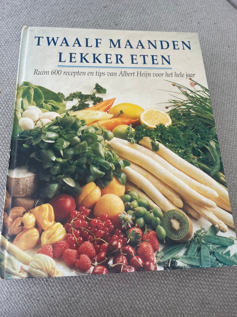 Twaalf 12 maanden lekkere recepten Albert Heijn kookboek, Verzenden, Gelezen