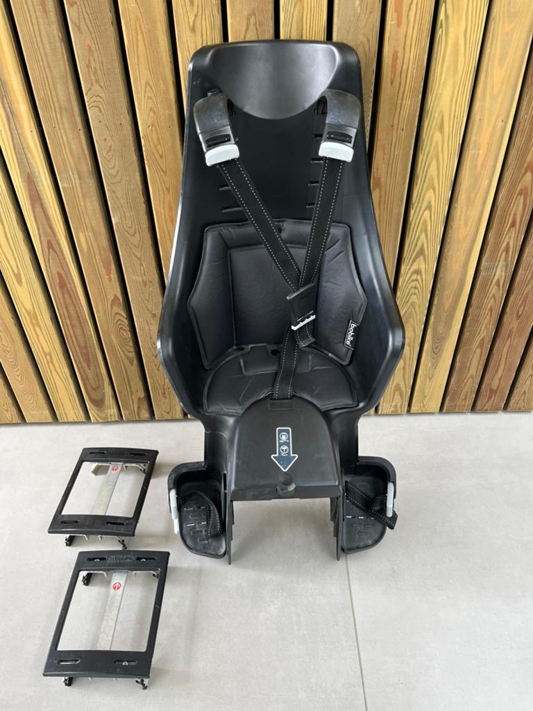 Bobike fietszitje met 2 adapters, Fietsen en Brommers, Fietsaccessoires | Fietsstoeltjes, Ophalen, Achterzitje, 9 t/m 18 kg, Gebruikt