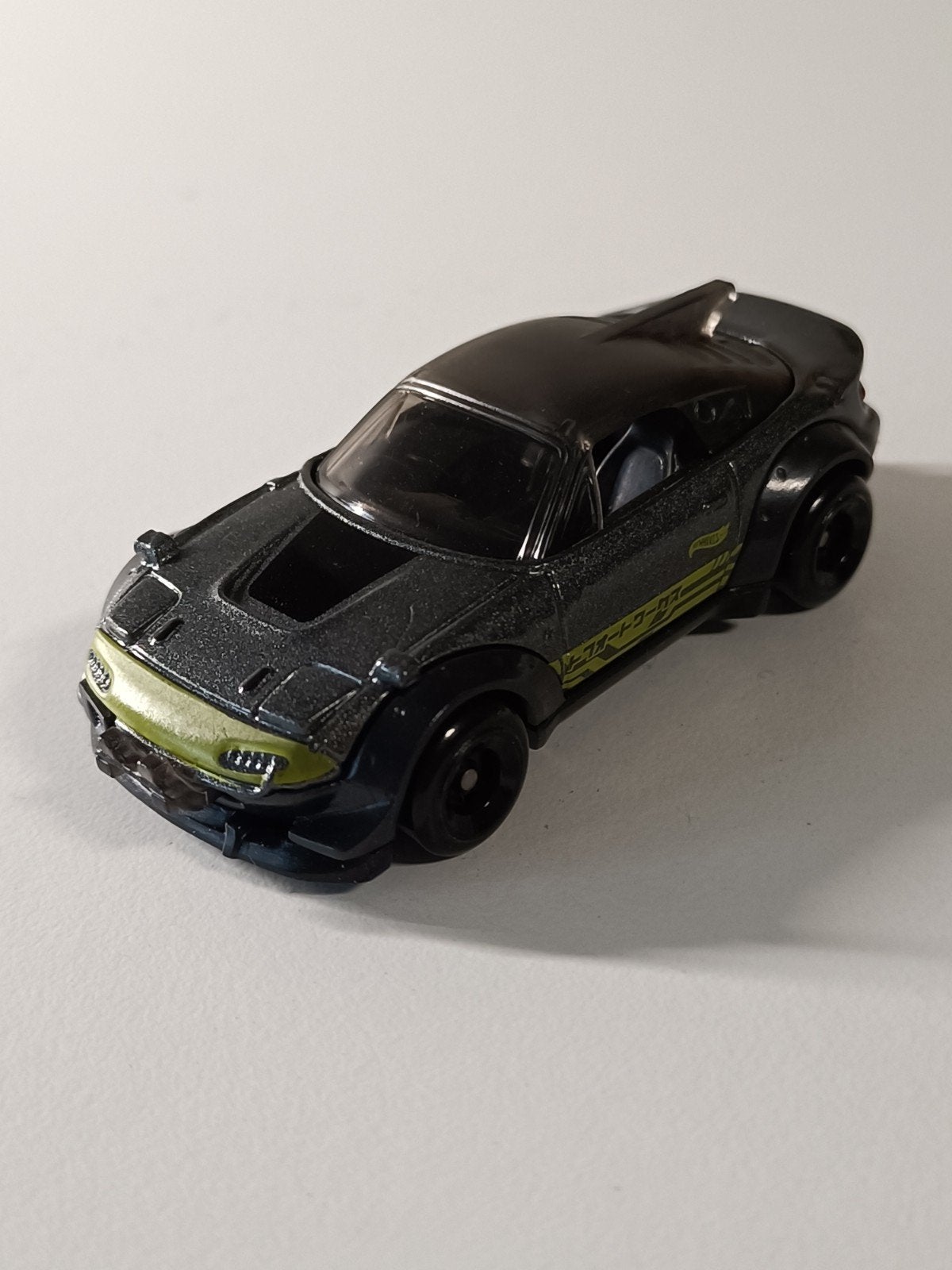 Hot Wheels Mazda mx5 Breedset Grijs/Geel, Ophalen of Verzenden, Zo goed als nieuw, Auto