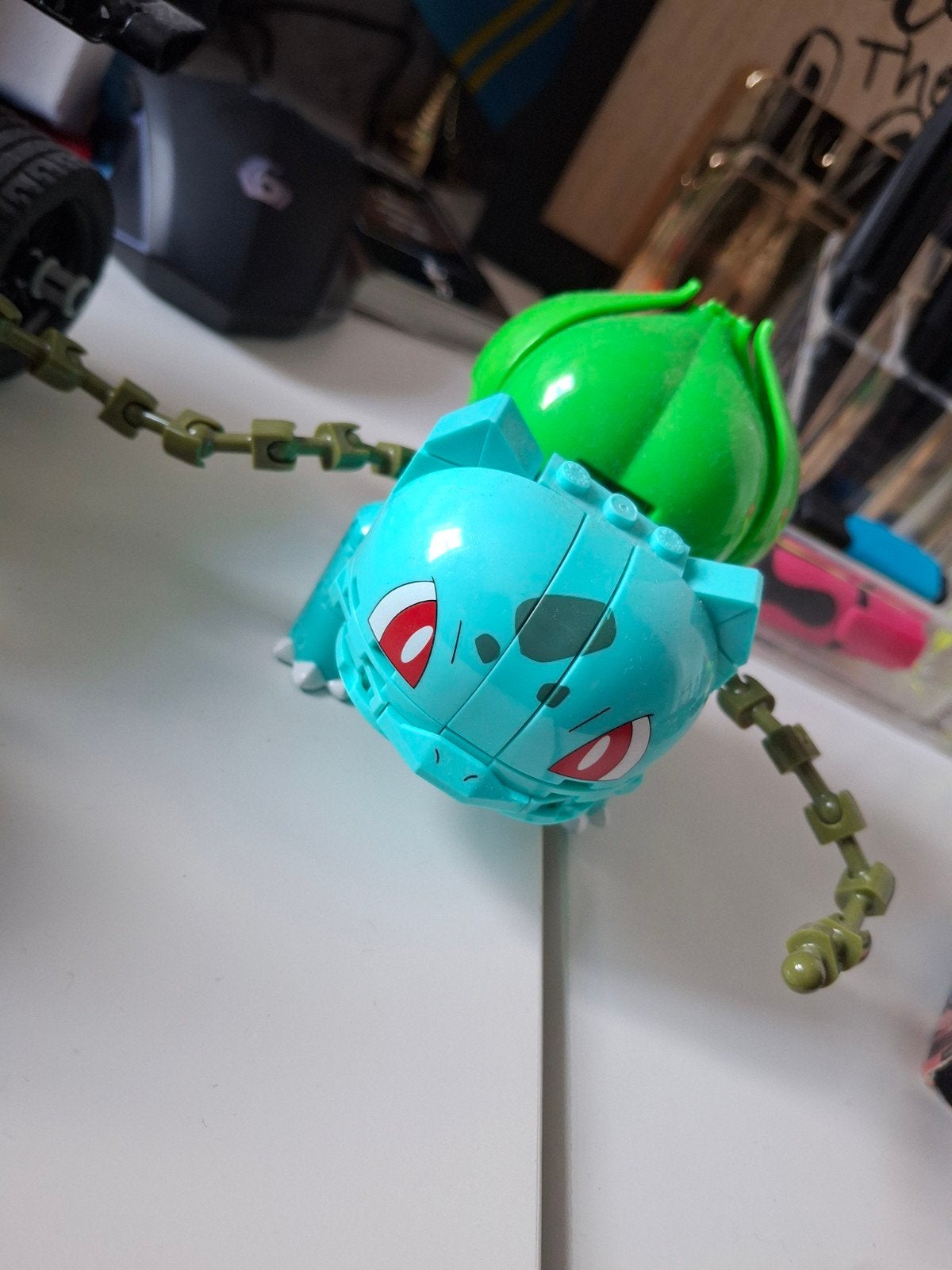 Mega Construx Bulbasaur Pokémon figuur, Ophalen of Verzenden, Zo goed als nieuw, Overige merken