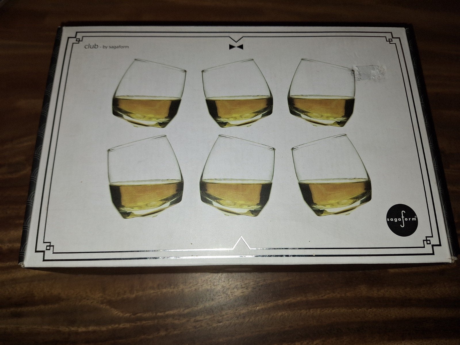 Sagaform Whisky Tumblers - Set van 6 Glazen, Glas of Glazen, Nieuw, Ophalen of Verzenden, Glas