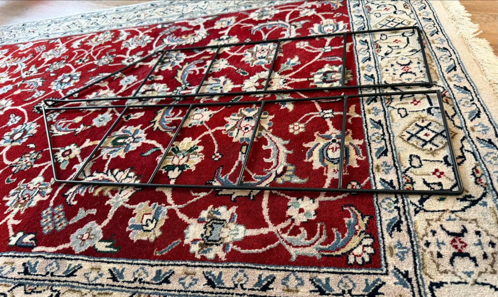 Ladder Nisse-String-rek, vintage, 20 cm deep, jaren ’60, Metaal, Zwart, Ophalen of Verzenden, Zo goed als nieuw