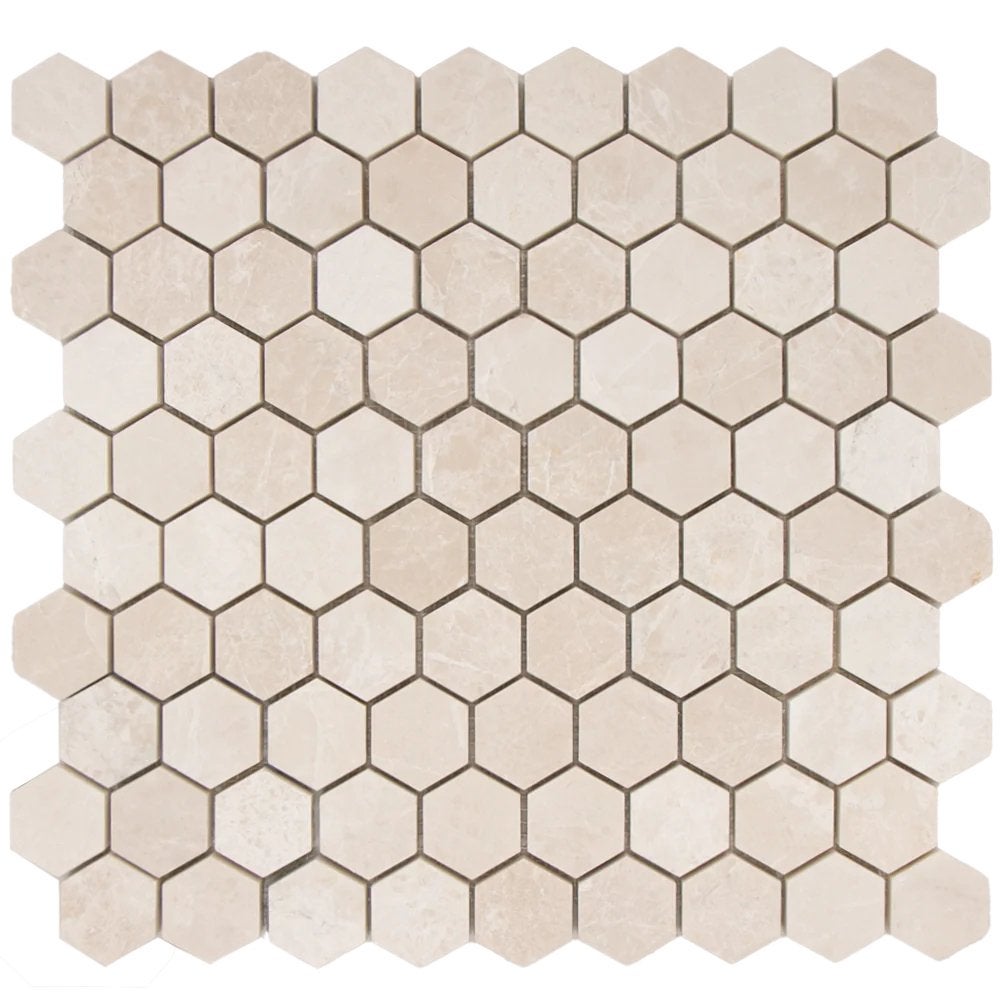 Gezocht: Mosaic hexagon bottocino van Design tegels, Ophalen, Nieuw, Minder dan 20 cm, Minder dan 5 m²