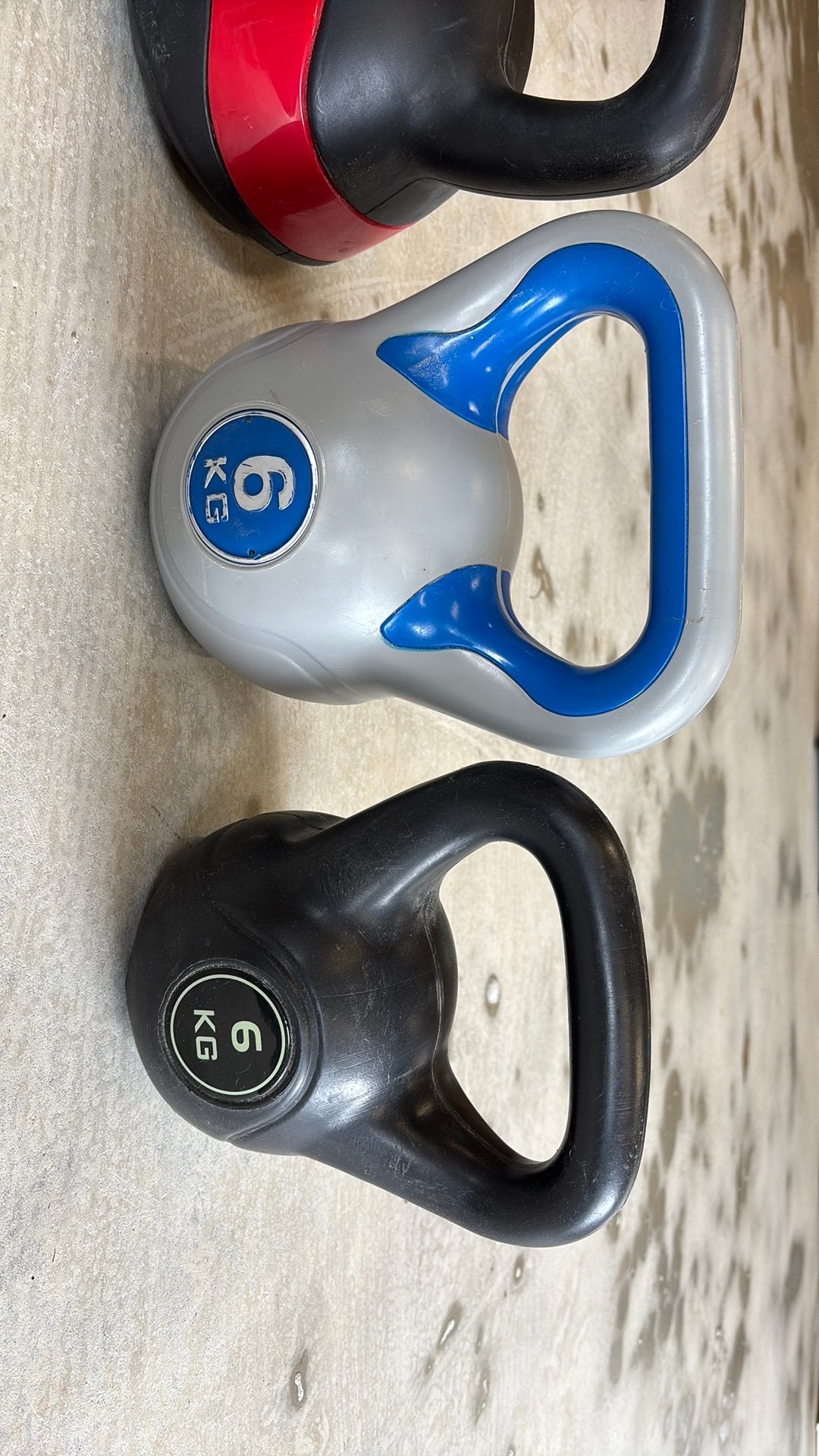 Kettlebel 2x6 en 1x10, Ophalen, Zo goed als nieuw, Kettlebell
