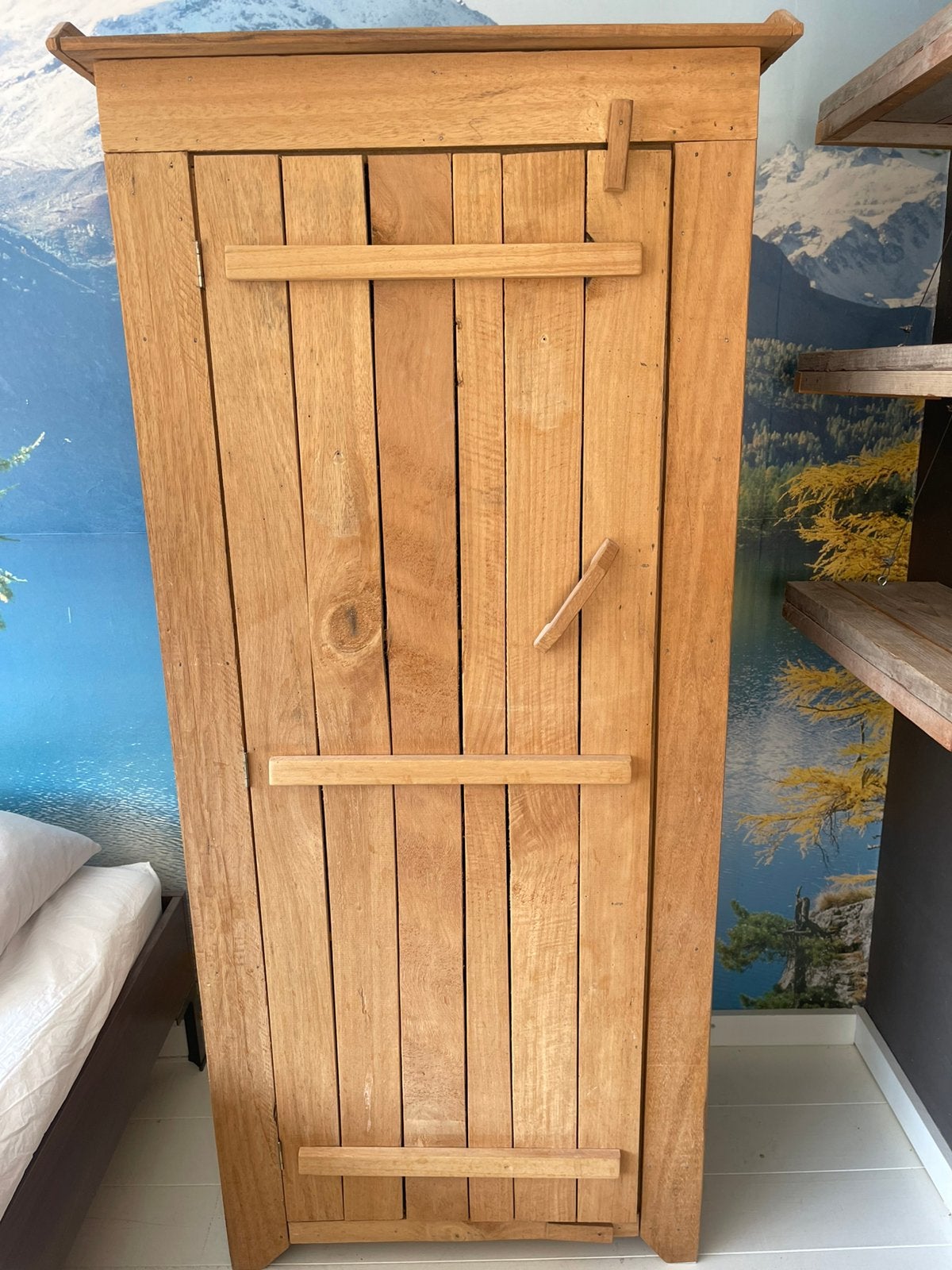 Prachtige ( kinderkamer) kast van “sloophout”., Ophalen, Gebruikt, 70 tot 120 cm, 170 cm of meer