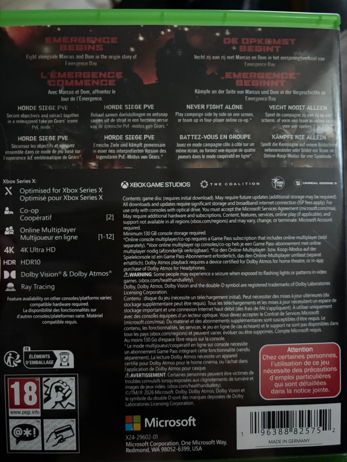 Foto 3 van Nieuw Gears of War E-day Xbox series X