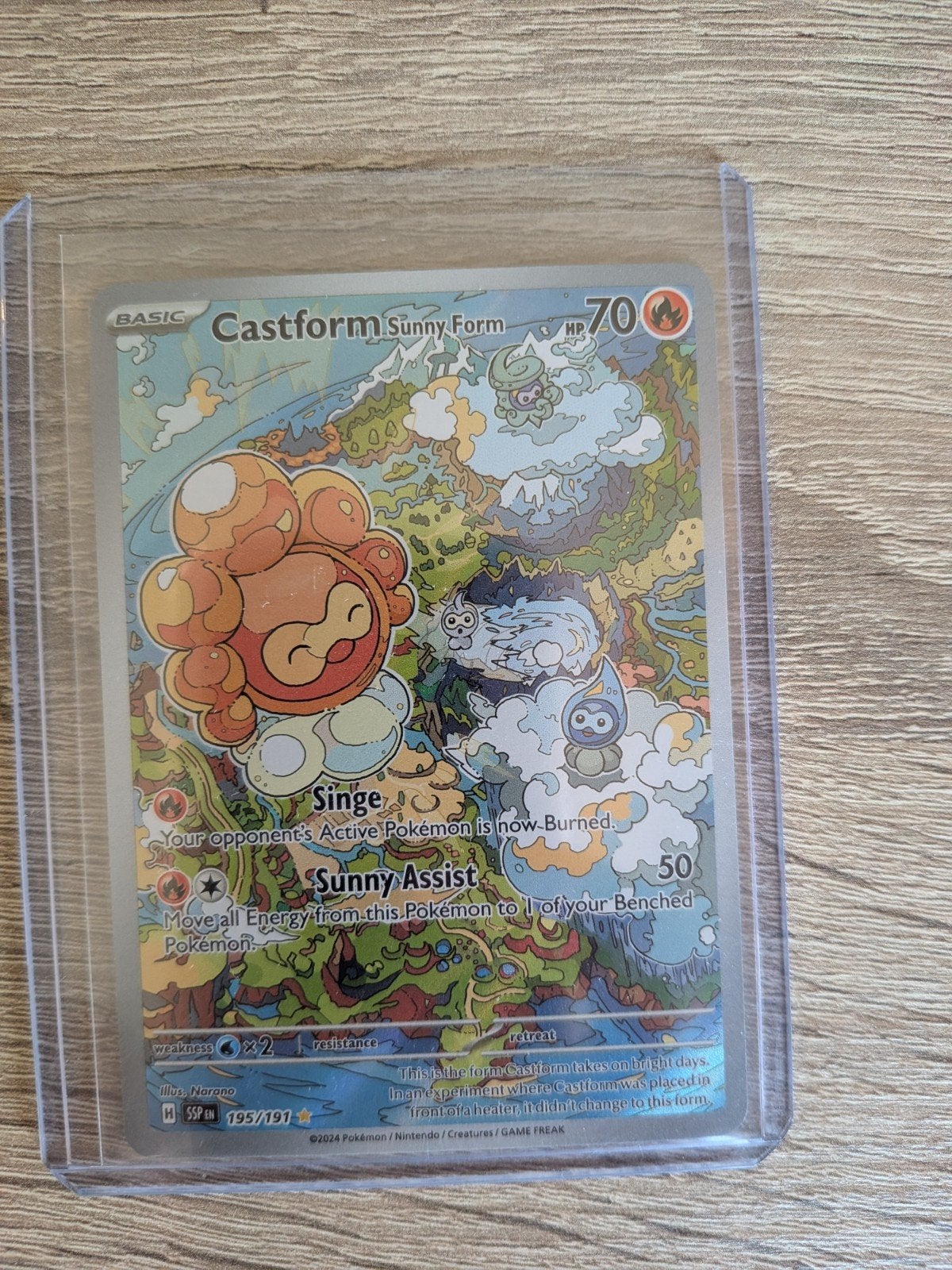 Castform sunny form 195 surging sparks, Ophalen, Zo goed als nieuw