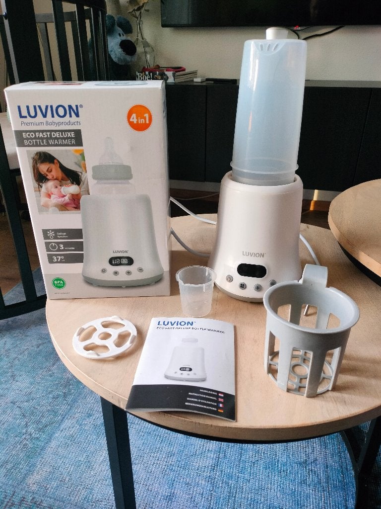 Luvion Flessenwarmer Ecofast Deluxe, Ophalen, Gebruikt, Flessen- of potjesverwarmer, Luvion
