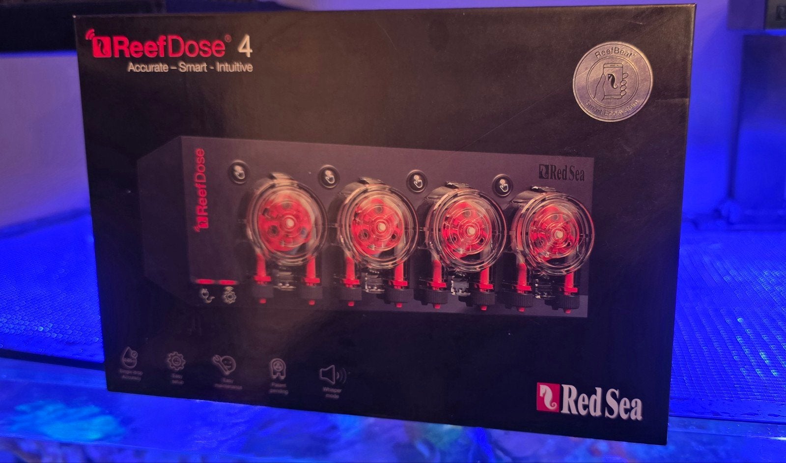 Red Sea ReefDose 4 doseerpomp - compleet met doos & slangen, Dieren en Toebehoren, Ophalen, Leeg aquarium