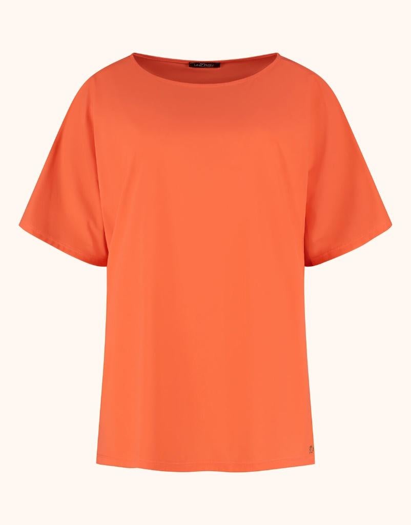 LADRESS orange light travel jersey top met kaartjes, Maat 46/48 (XL) of groter, Nieuw, Oranje, Ophalen of Verzenden