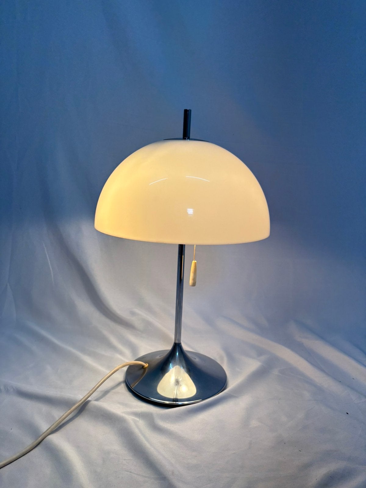 Vintage space age 'Mushroom' tafellamp Frank Bentler, Wila, Ophalen of Verzenden, Gebruikt