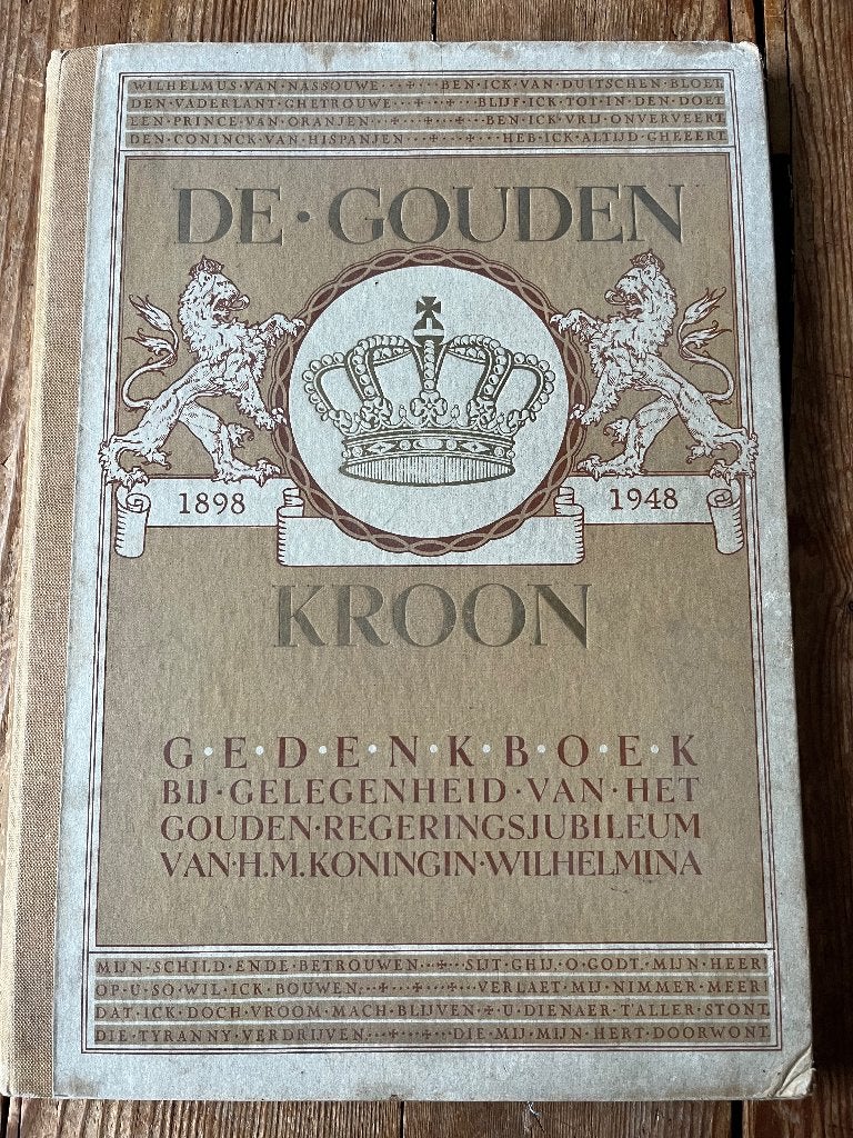 De gouden Kroon 1898-1948, Ophalen of Verzenden, Gebruikt, Tijdschrift of Boek