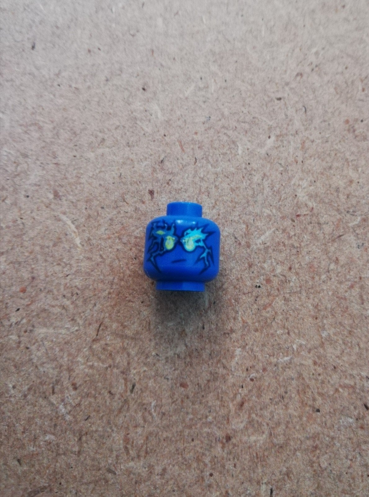 Lego ninjago minifiguur Jay nrg njo0061 hoofd., Lego, Ophalen of Verzenden, Zo goed als nieuw, Minifiguur