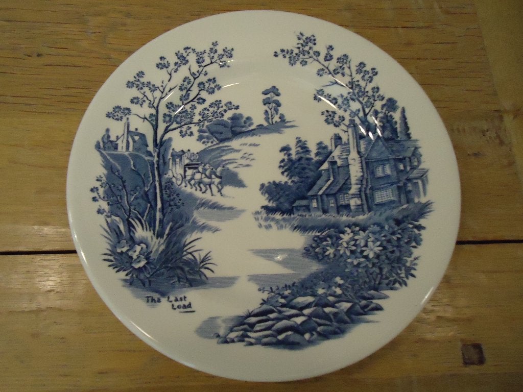 Coaching days Ridgway side plates (2x) 17,5 cm, Antiek en Kunst, Ophalen of Verzenden
