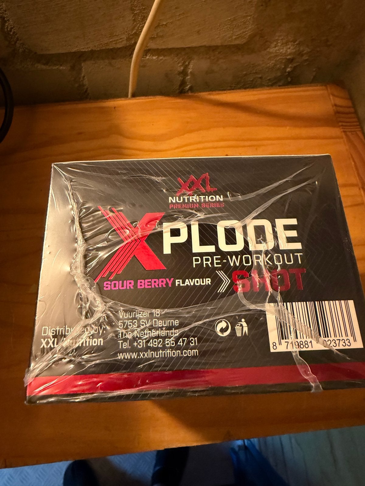 XXL Nutrition Xplode Pre-Workout Shots Sour Berry, Ophalen of Verzenden, Nieuw, Poeder of Drank