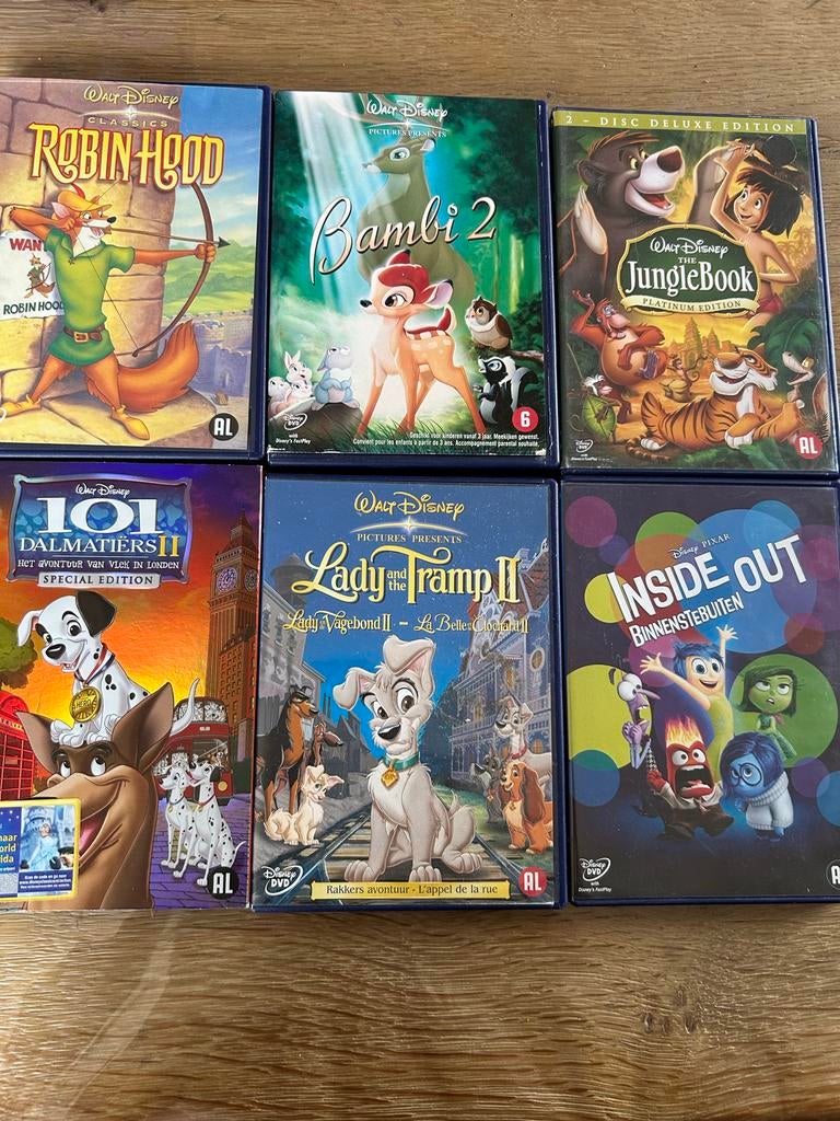 Disney DVD's: Grote collectie met diverse films, Avontuur, Gebruikt, Alle leeftijden, Ophalen of Verzenden