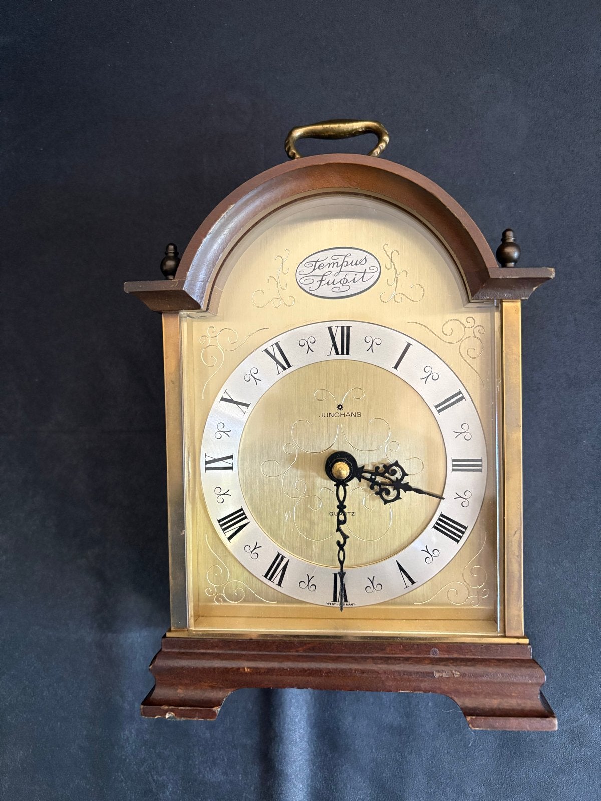 Junghans Tempus Fugit Quartz Tafelklok, Ophalen of Verzenden