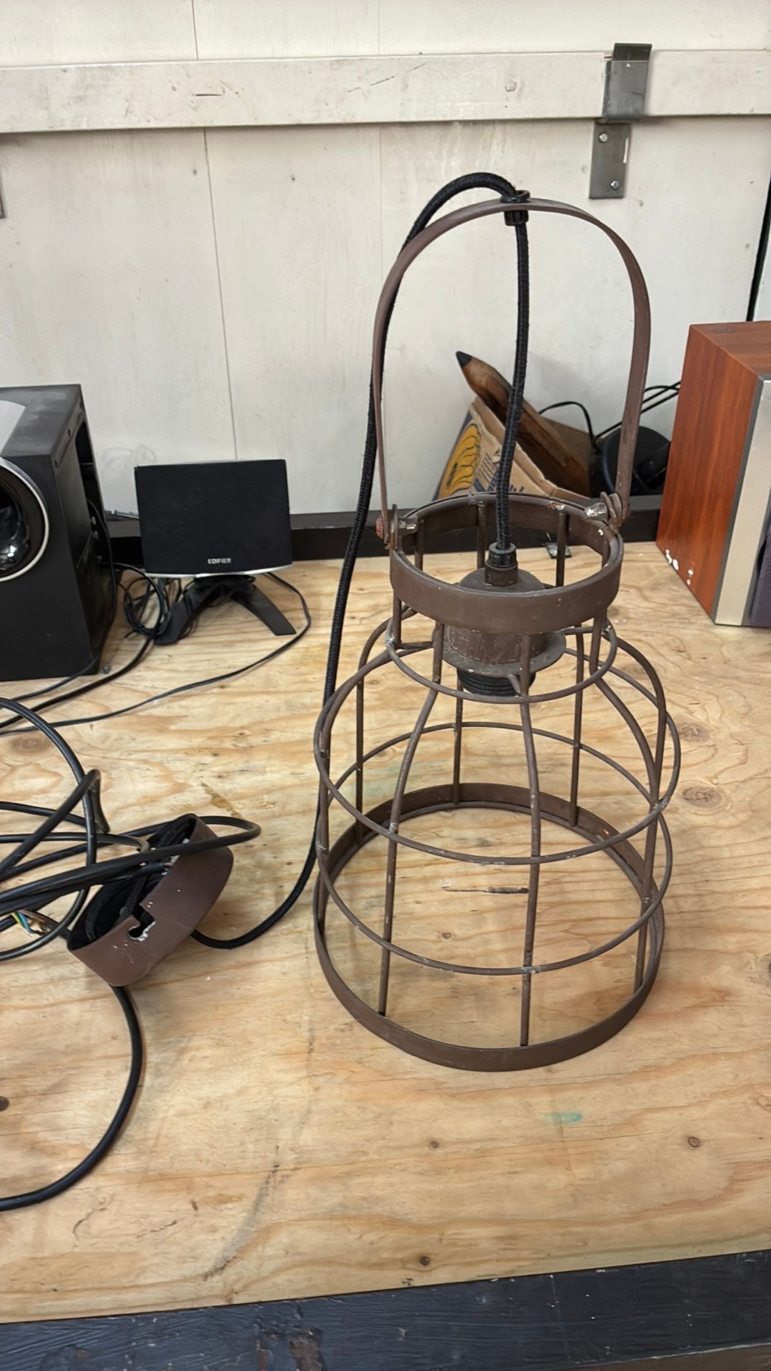 Roestkleurig lamp, Ophalen, Zo goed als nieuw