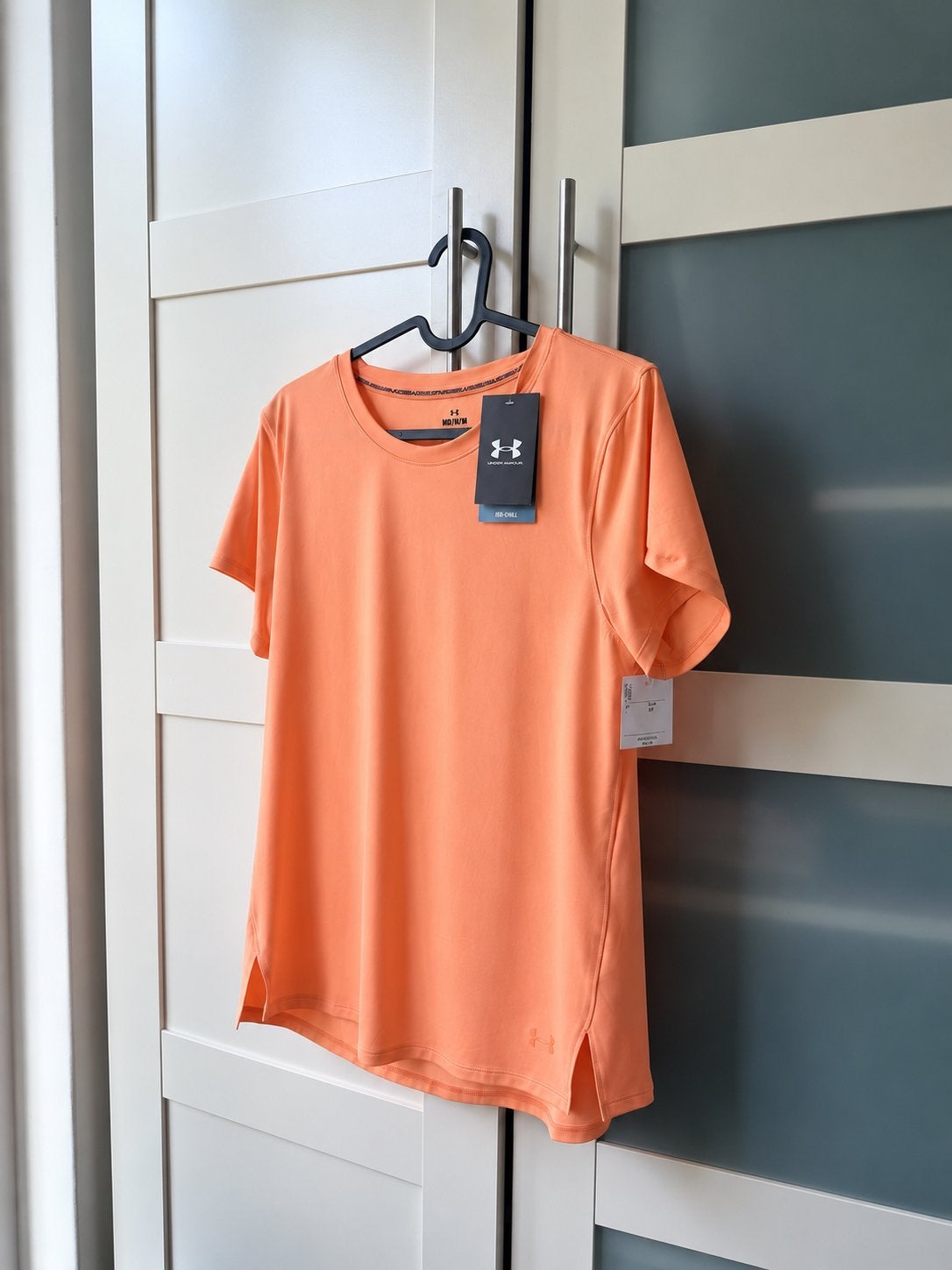 Under Armour Sport T-shirt - Nieuw met kaartjes, Maat 38/40 (M), Nieuw, Oranje, Ophalen of Verzenden