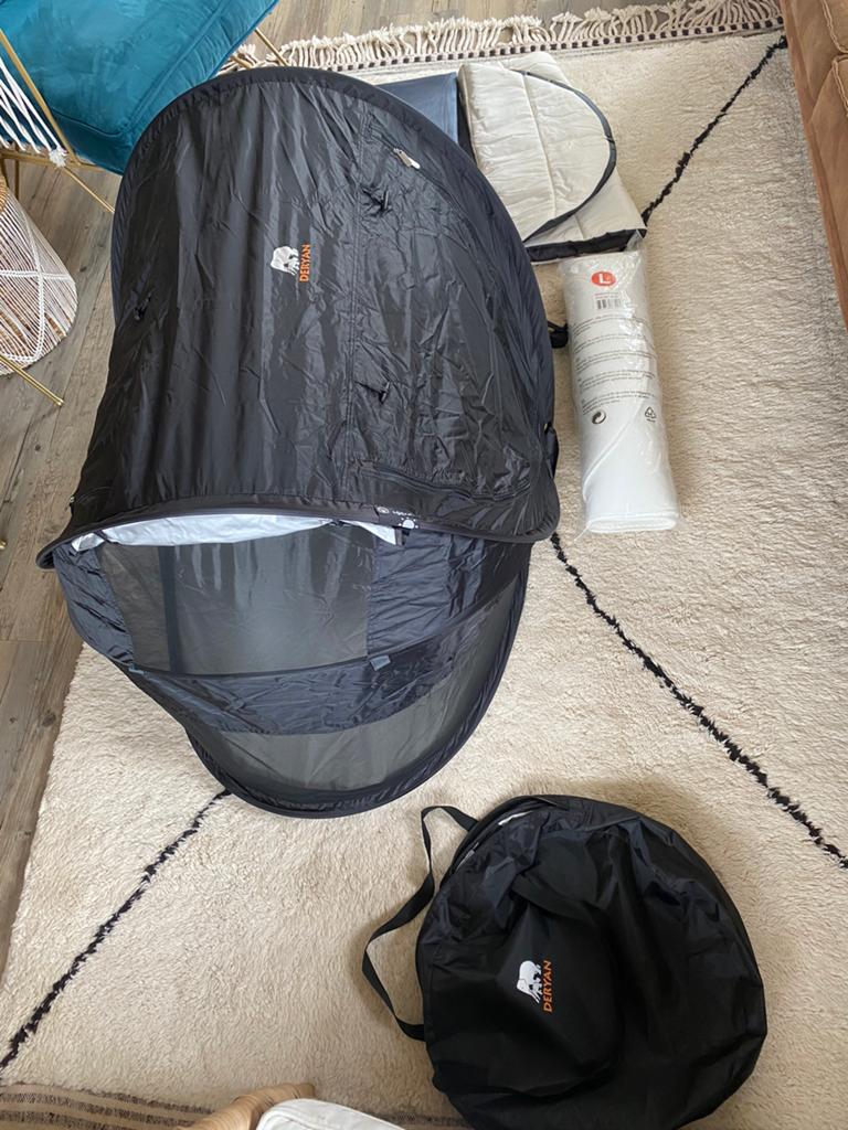 Deryan campingbed pop-up tent, Ophalen, Nieuw