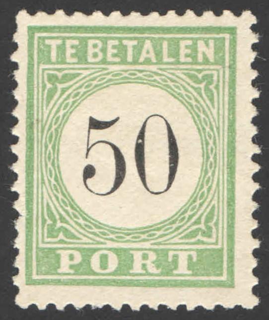 Curacao Port 10 ongebruikt 1889, Postzegels en Munten, Postzegels | Nederlandse Antillen en Aruba, Ophalen of Verzenden, Postfris