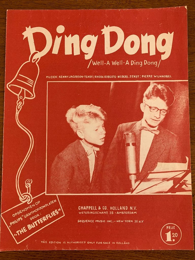 Bladmuziek "Ding Dong", Ophalen of Verzenden, Zo goed als nieuw, Artiest of Componist