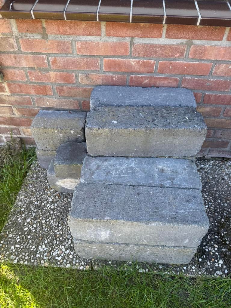 Stapelblok 15x15x42 10 stuks, Tuin en Terras, Bielzen en Borders, Ophalen, Zo goed als nieuw, Minder dan 100 cm, Minder dan 25 cm