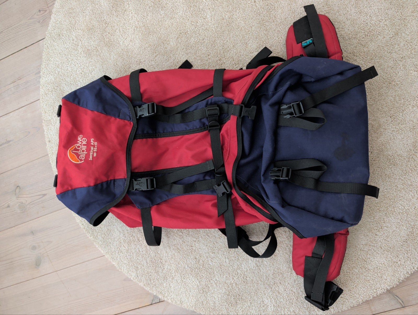 Lowe Sentinel Alpine rugzak - 55+15 liter, Gebruikt, 25 tot 40 cm, Trekking, Ophalen