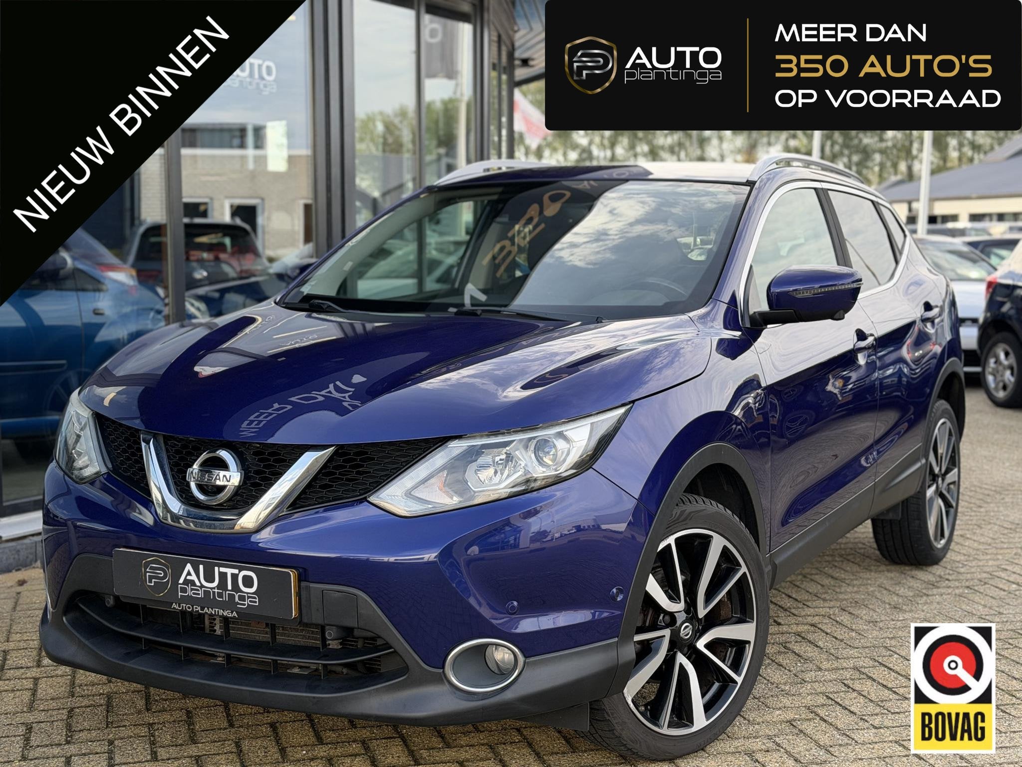 Nissan Qashqai 1.2 Tekna | Export | Automaatbak Schokt | 2e, Gebruikt, 4 cilinders, Blauw, 116 pk