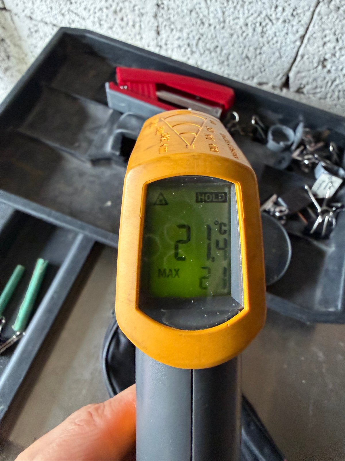 Fluke 62 Mini IR Thermometer - Goede staat, Doe-het-zelf en Verbouw, Ophalen of Verzenden, Gebruikt, Temperatuur