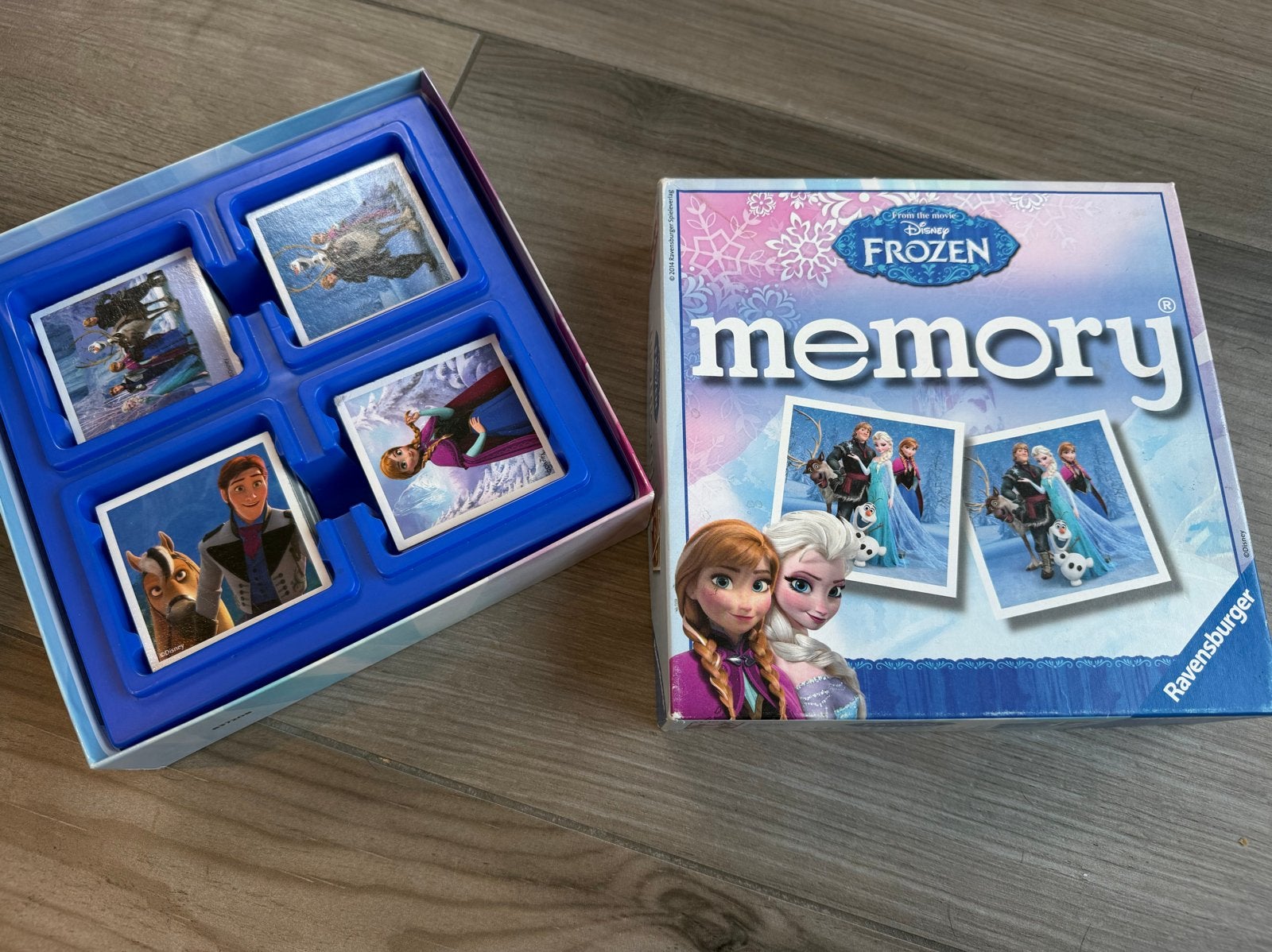 Disney Frozen Memory spel van Ravensburger, Een of twee spelers, Ophalen of Verzenden, Zo goed als nieuw