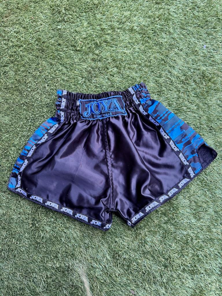Joya Fight Gear Vechtsport Broek - Zwart/Blauw, Overige, Zo goed als nieuw, Vechtsportkleding, Maat M