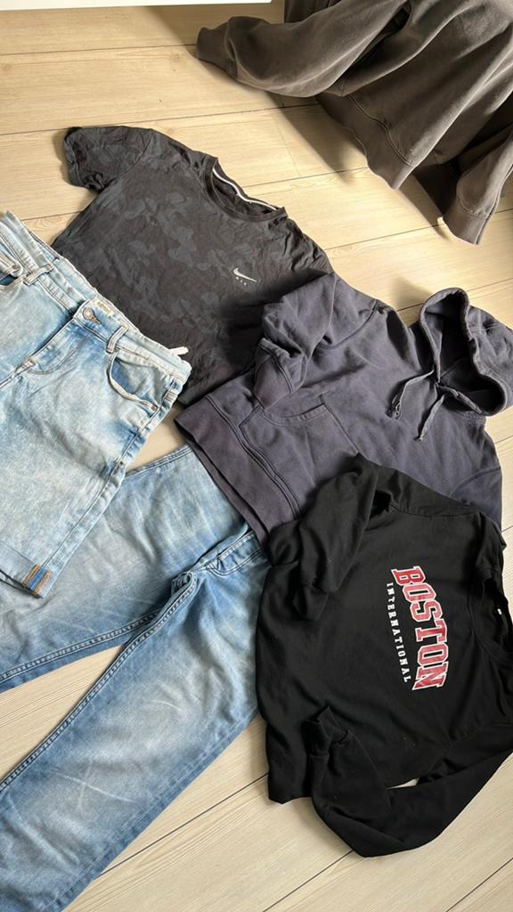 170 176 pakket set jongen zomer korte broek jeans nike, Ophalen of Verzenden, Gebruikt, Maat 170