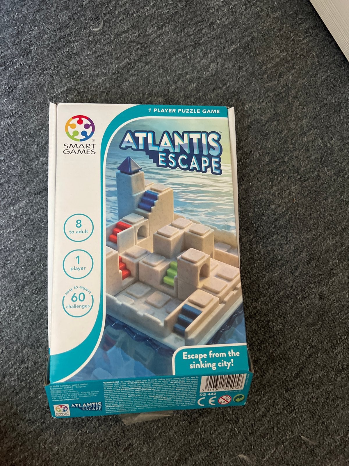 SmartGames Atlantis Escape - Logisch Puzzelspel, Een of twee spelers, Ophalen, Zo goed als nieuw